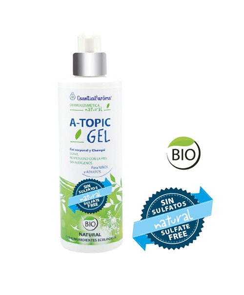A-TOPIC NATUR Champú y Gel corporal, BIO, EcoCert (400 ml)